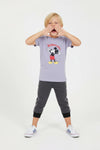 Boys Branded Graphic T-Shirt - Purple