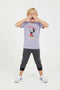 Boys Branded Graphic T-Shirt - Purple