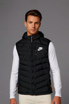 Men Nike Bomber Jacket Sleeveless - Black