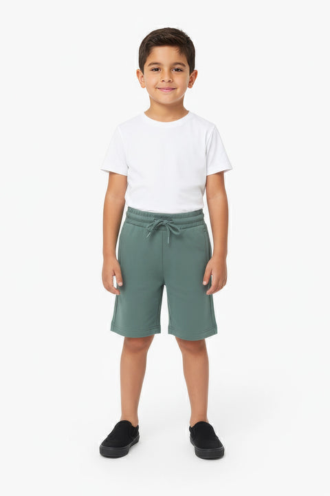 Boy Branded Short - Green