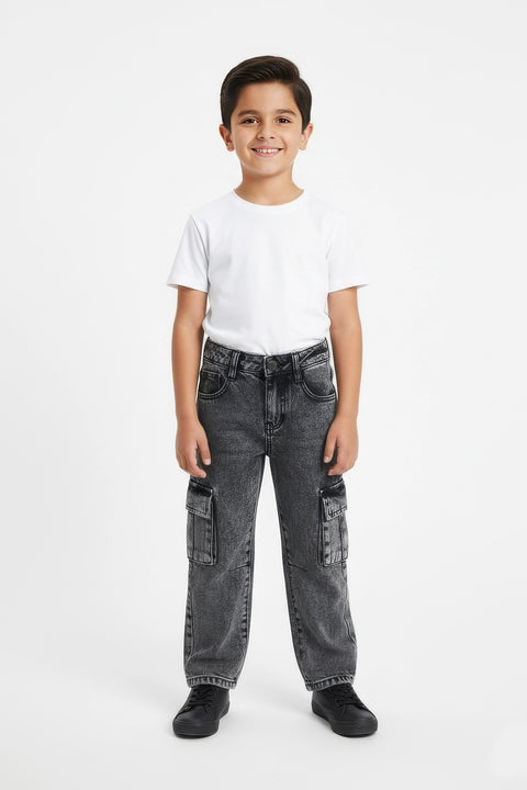 Denim Cargo Pant
