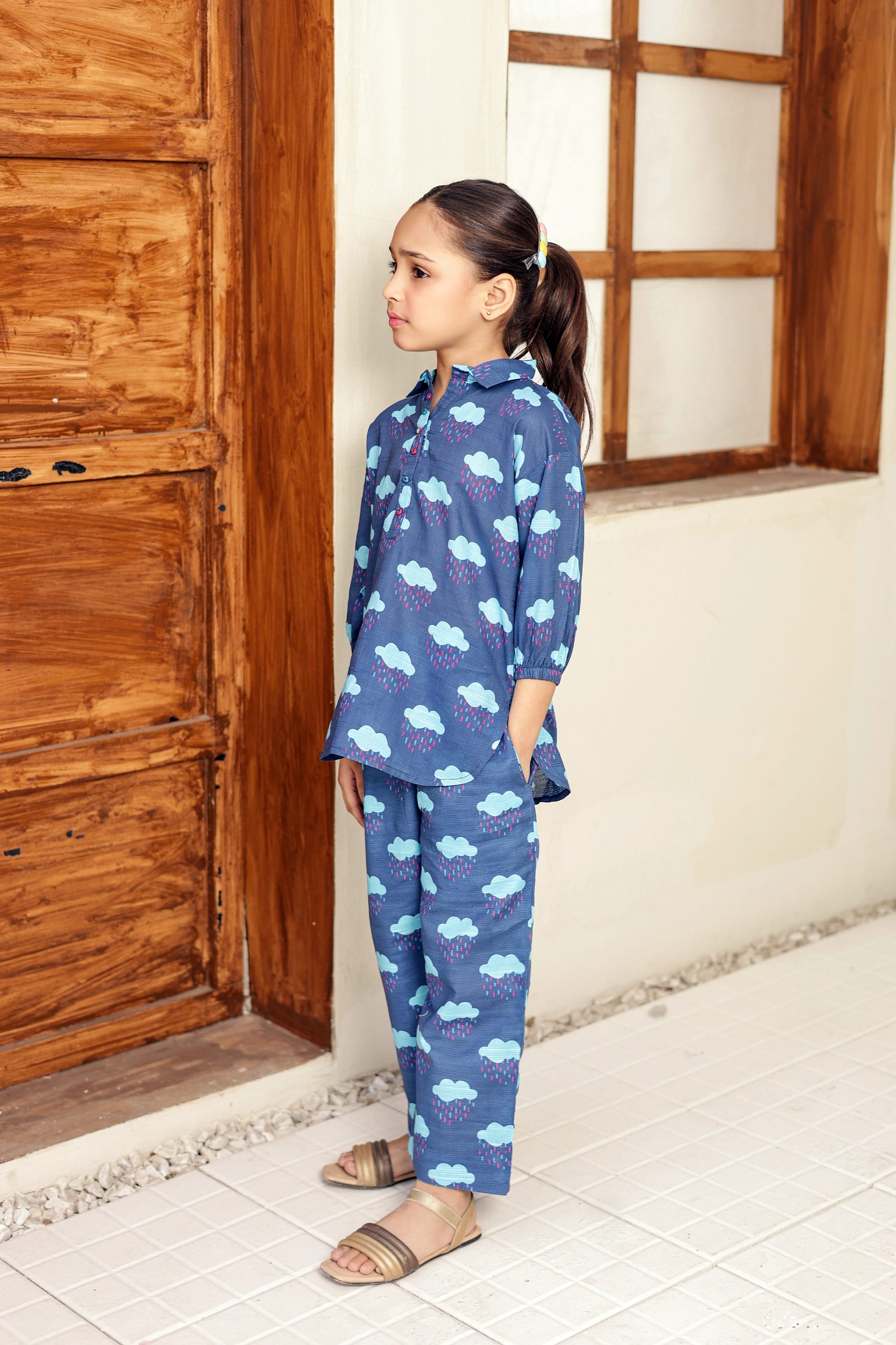2 PIECE LAWN FUSION SUIT