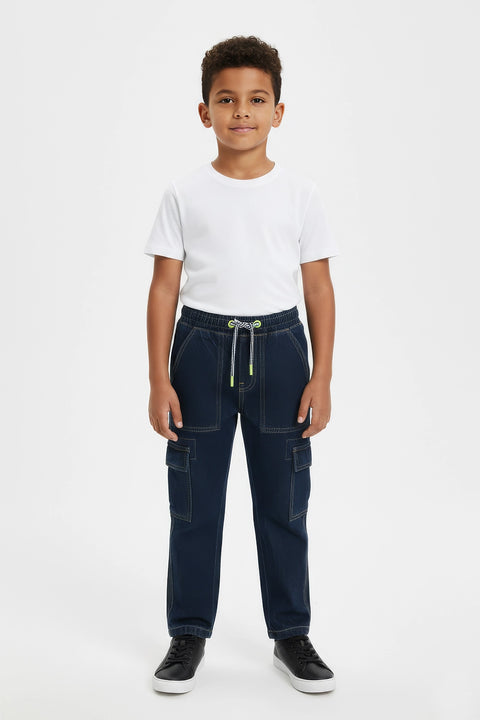 Denim Cargo Pant