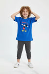 Boys Branded Graphic T-Shirt - Royal Blue
