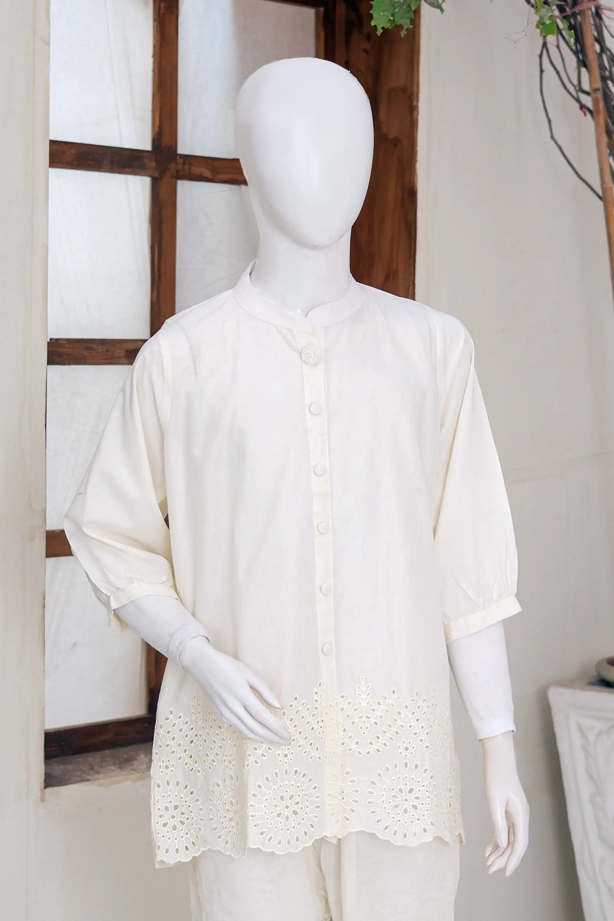 2 PIECE CAMBRIC FUSION SUIT