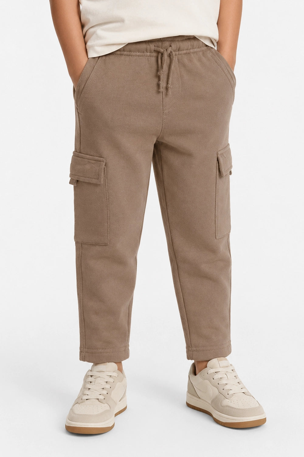Boys Branded Cargo Pajama  - Brown