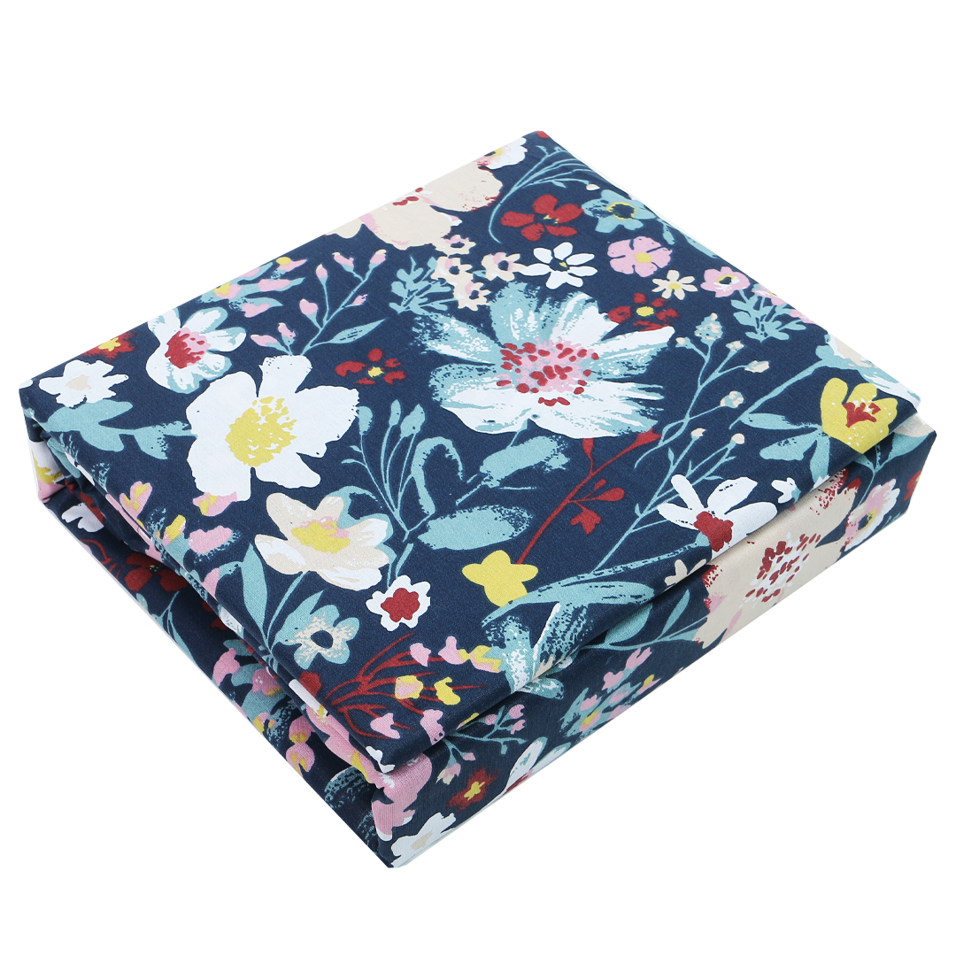 Knotco Printed Cotton Rich Bedsheet Set TC-150