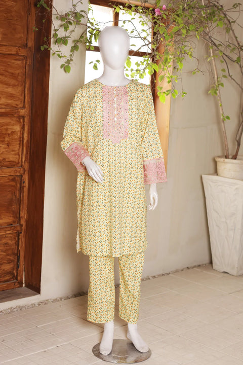 2 PIECE EMB LAWN SUIT
