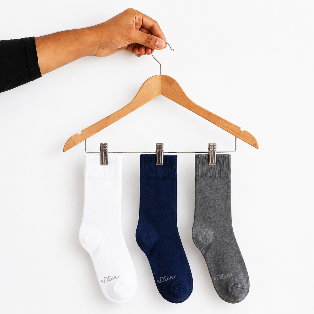 Branded S.Oliver Mens Ankle Socks ( Pack of 3 )