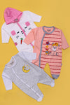 Kids Graphic Romper A1 Pack of 3