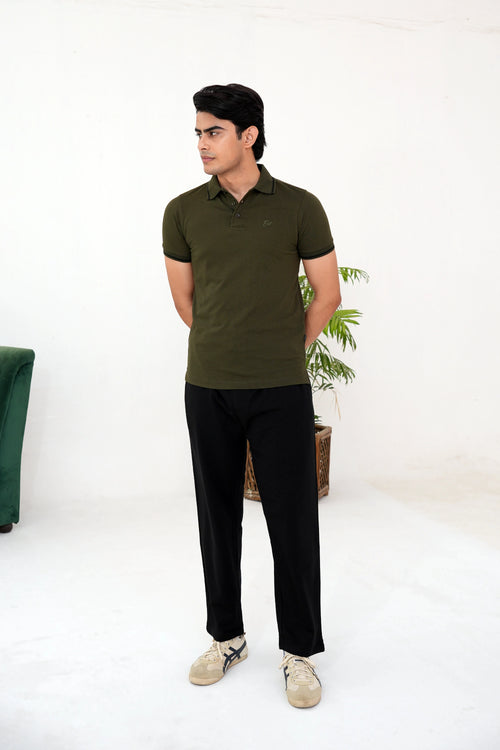 Men Pique Polo Shirt
