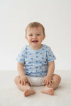 Boys Branded Graphic T-Shirt - Sky Blue