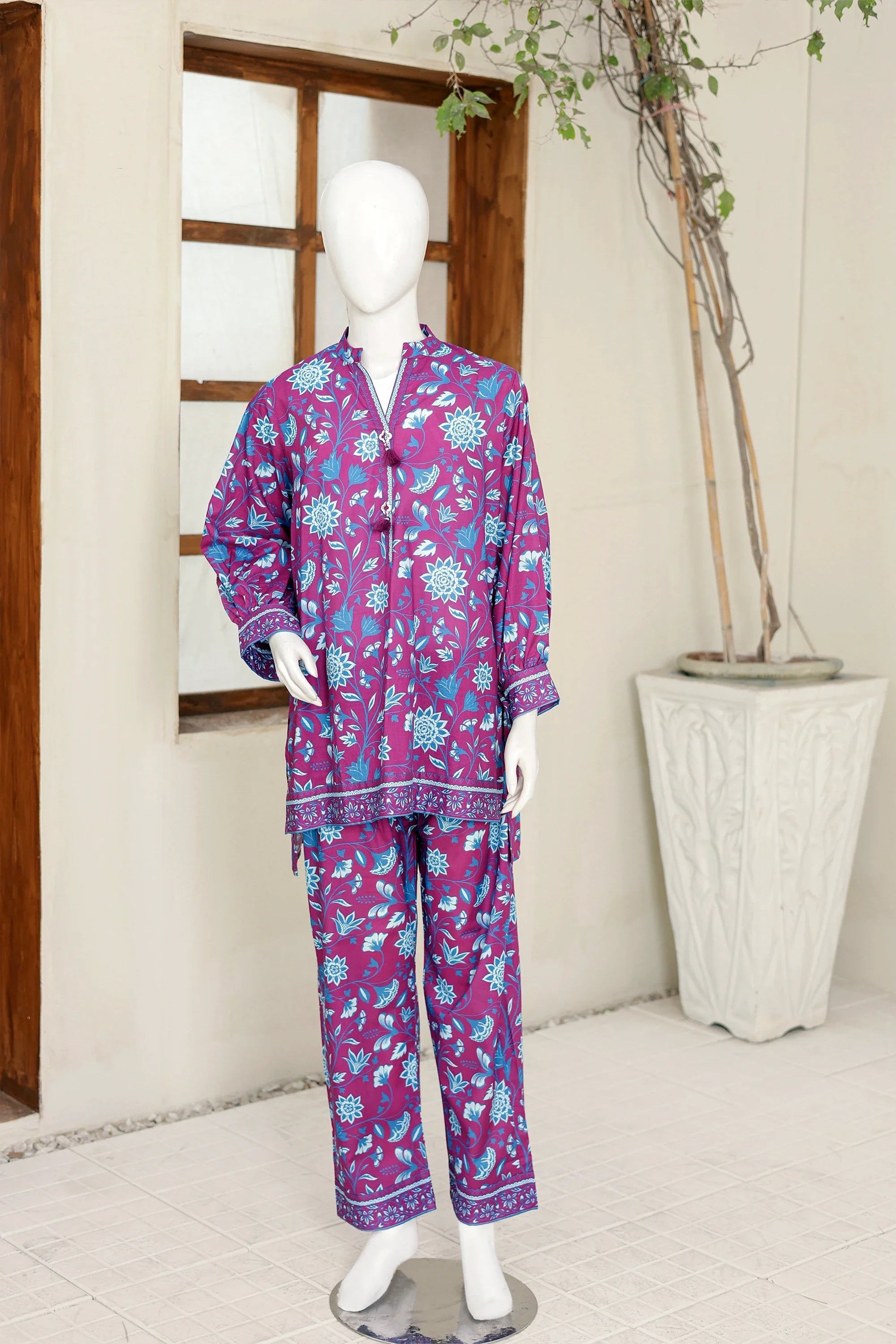 2 PIECE LAWN FUSION SUIT