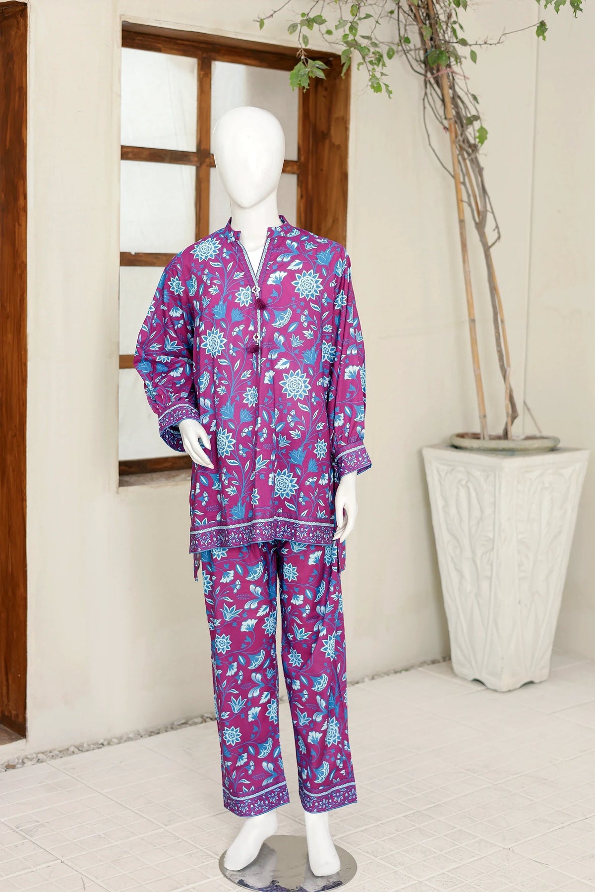 2 PIECE LAWN FUSION SUIT