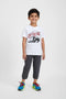 Boys Branded Graphic T-Shirt - White