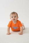 Boys Branded Graphic T-Shirt - Orange