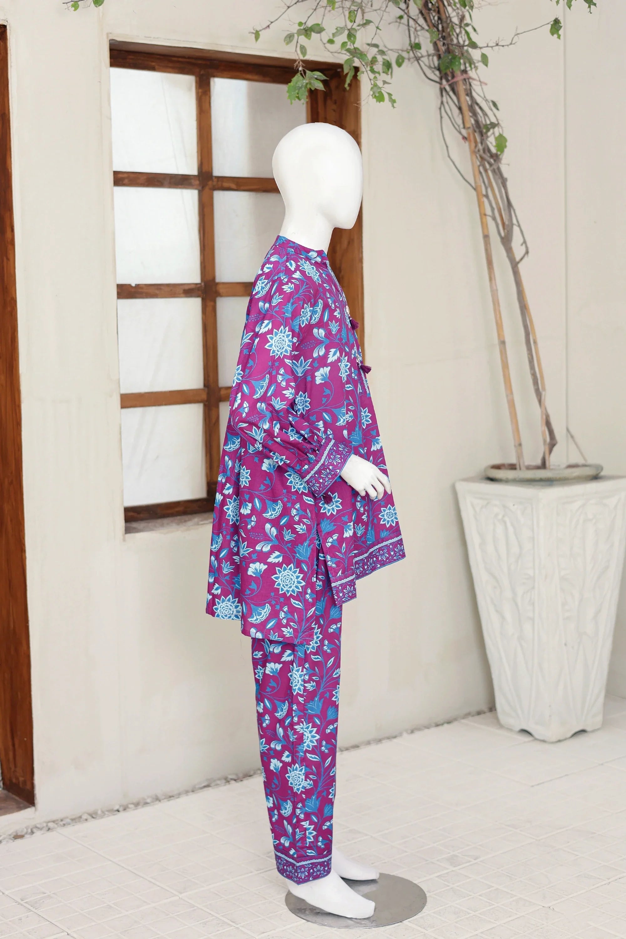 2 PIECE LAWN FUSION SUIT
