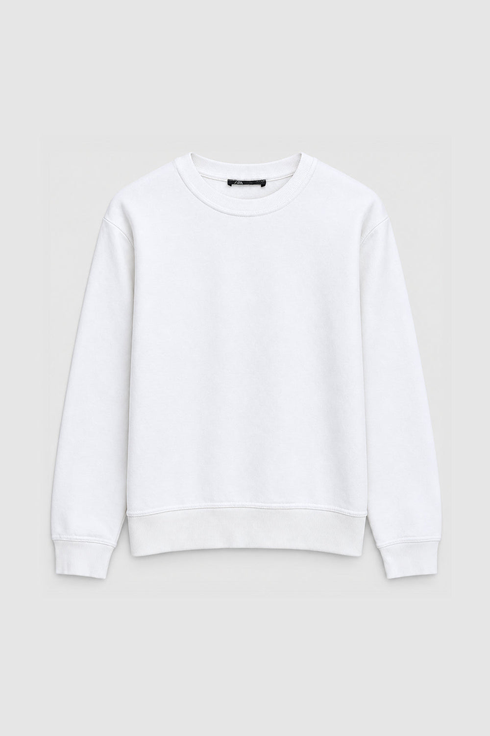 Women Branded Fleece Sweatshirt - White