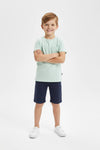 Boys Branded basic T-Shirt - Pistachio