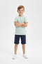 Boys Branded basic T-Shirt - Pistachio