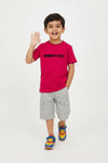 Boys Branded Graphic T-Shirt - Red