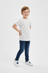 Boys Ellesse Graphic T-Shirt - White