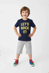 Boys Branded Graphic T-Shirt - Blue