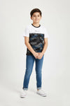 Boys Branded Graphic T-Shirt - White
