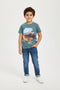 Boys Branded Graphic T-Shirt - Sea Green