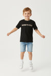 Boys Branded Graphic T-Shirt - Black
