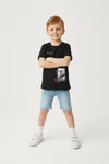 Boys Branded Graphic T-Shirt - Black