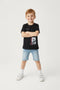 Boys Branded Graphic T-Shirt - Black