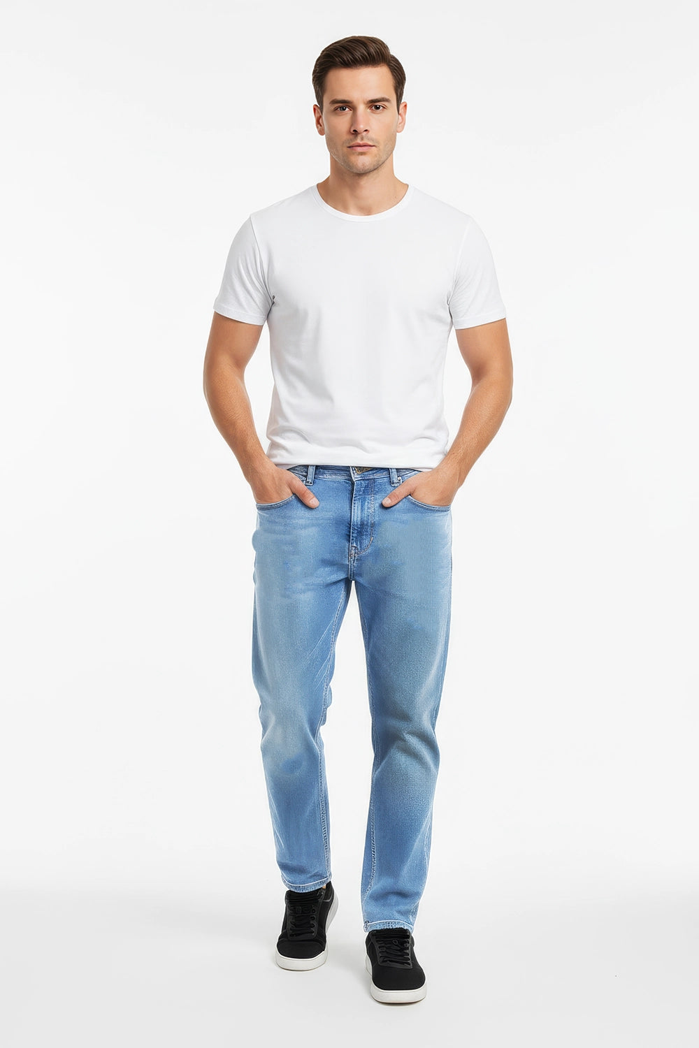 Man J&J Denim Jeans - Blue