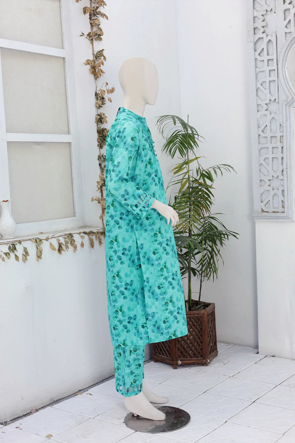 2 PIECE PRINTED LAWN SUIT