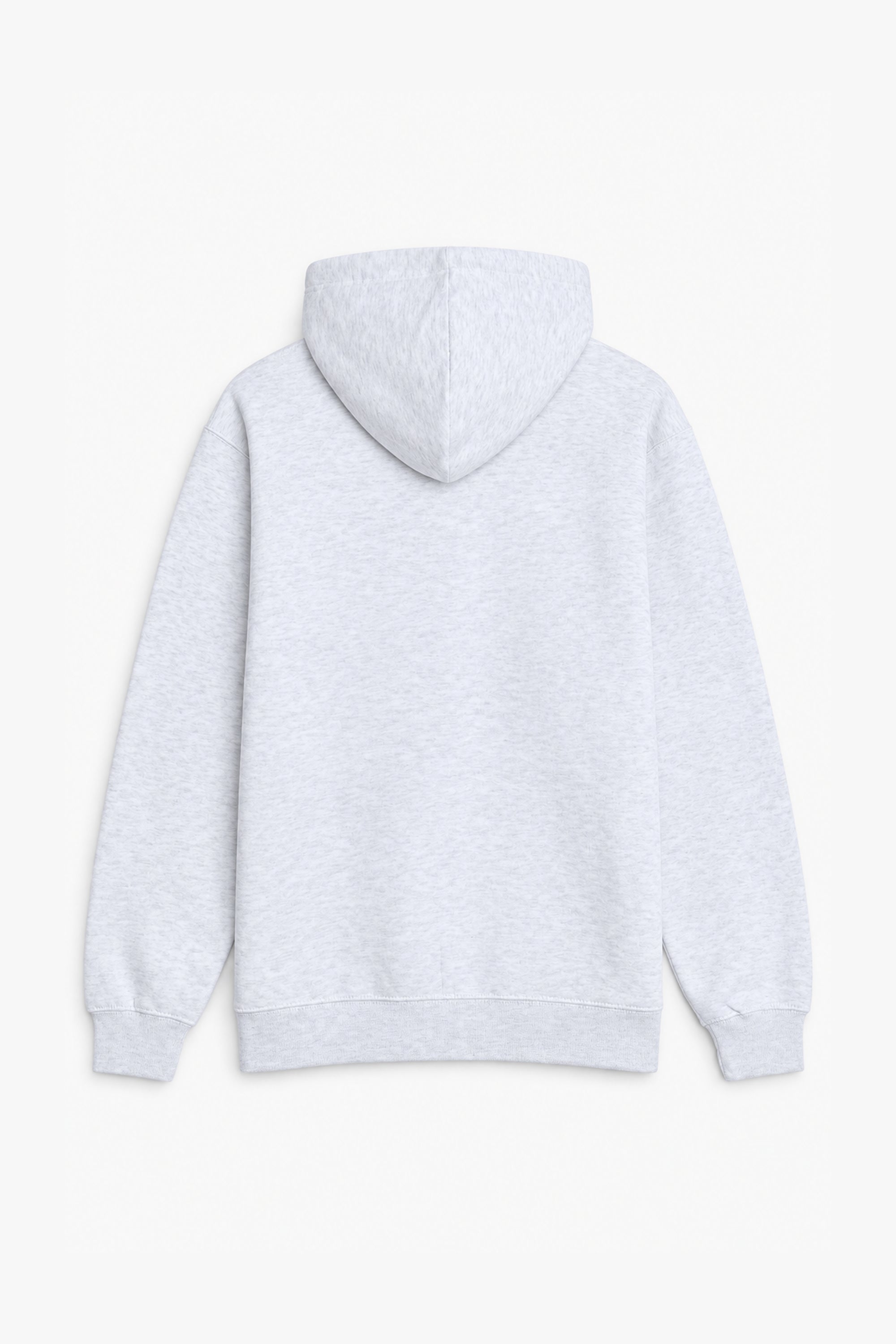 Men Branded Graphic Pullover Hoodie - Heather Grey