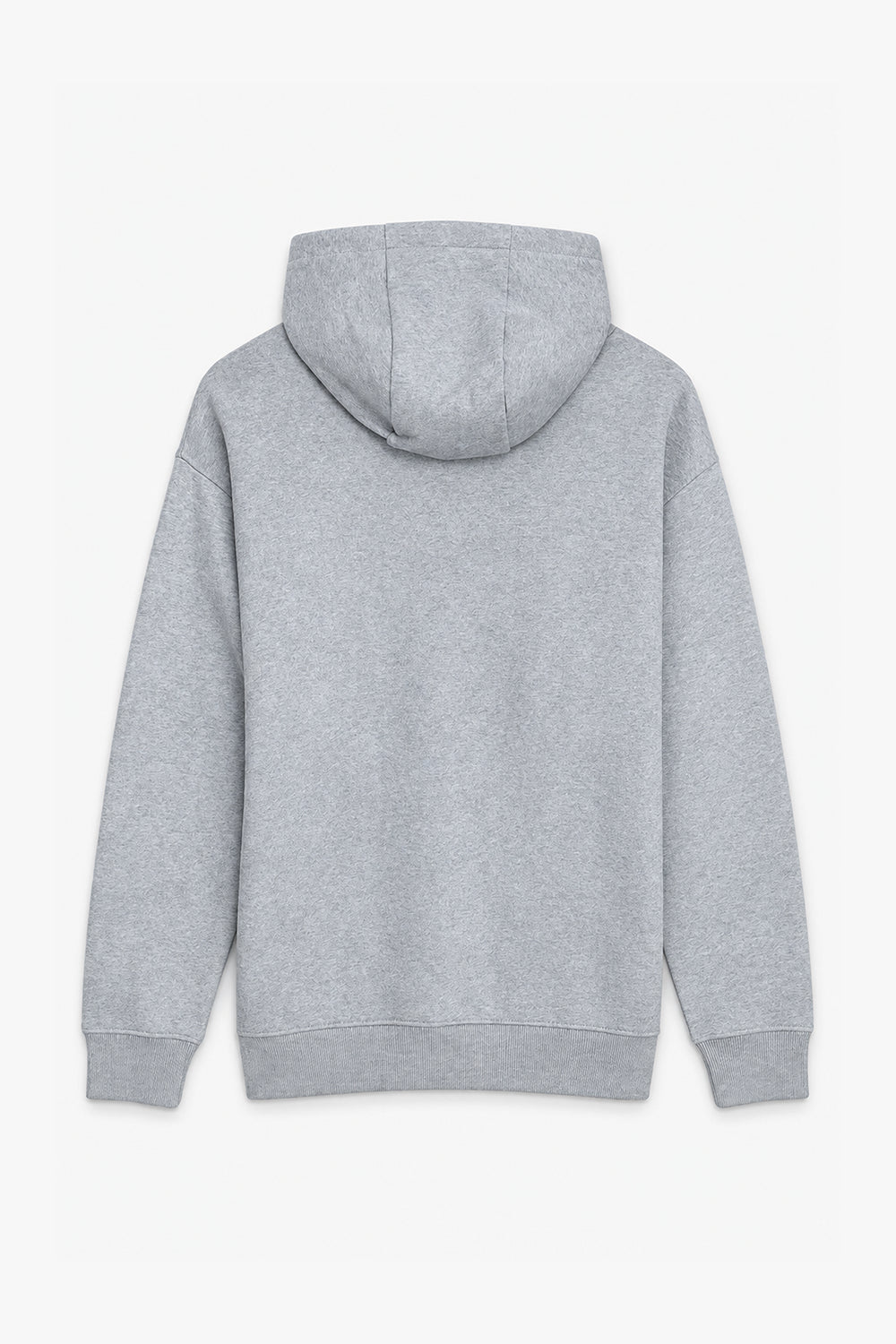 Men Branded Graphic Pullover Hoodie - Grey