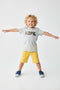Boys Branded Graphic T-Shirt - Heather Grey