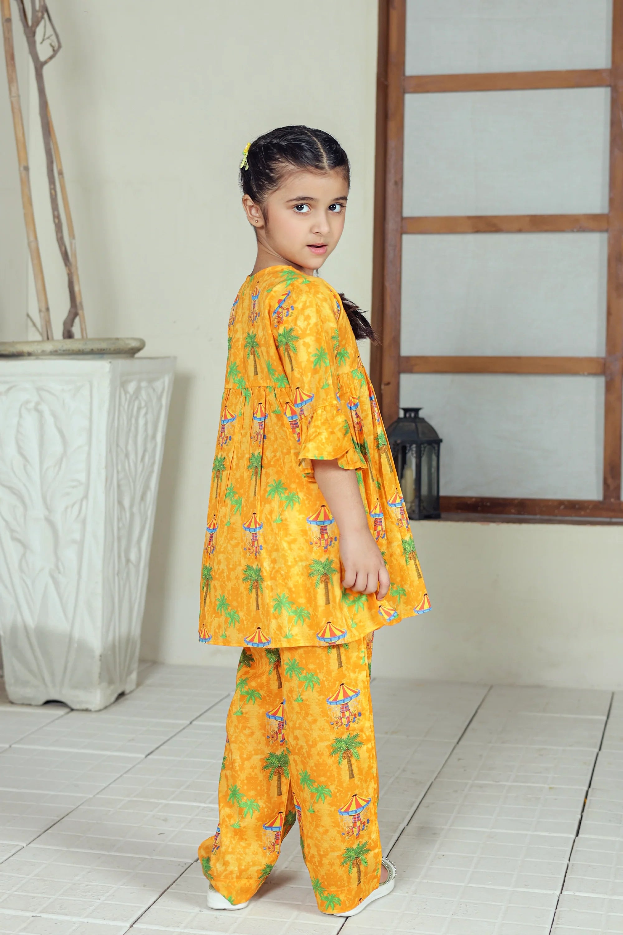 2 PIECE LAWN FUSION SUIT