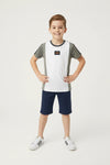 Boys Branded T-Shirt - Beige