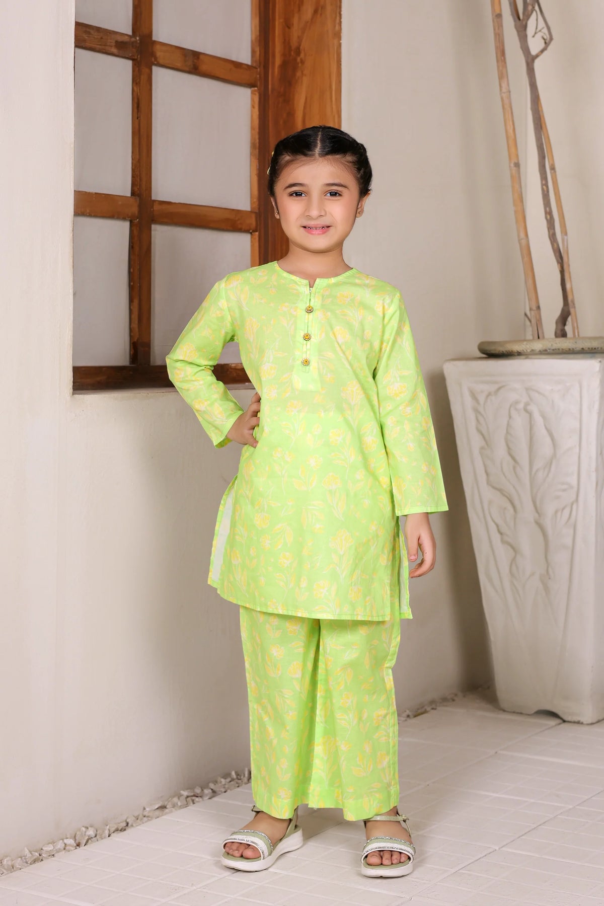 2 PIECE PRINTED LAWN SUIT