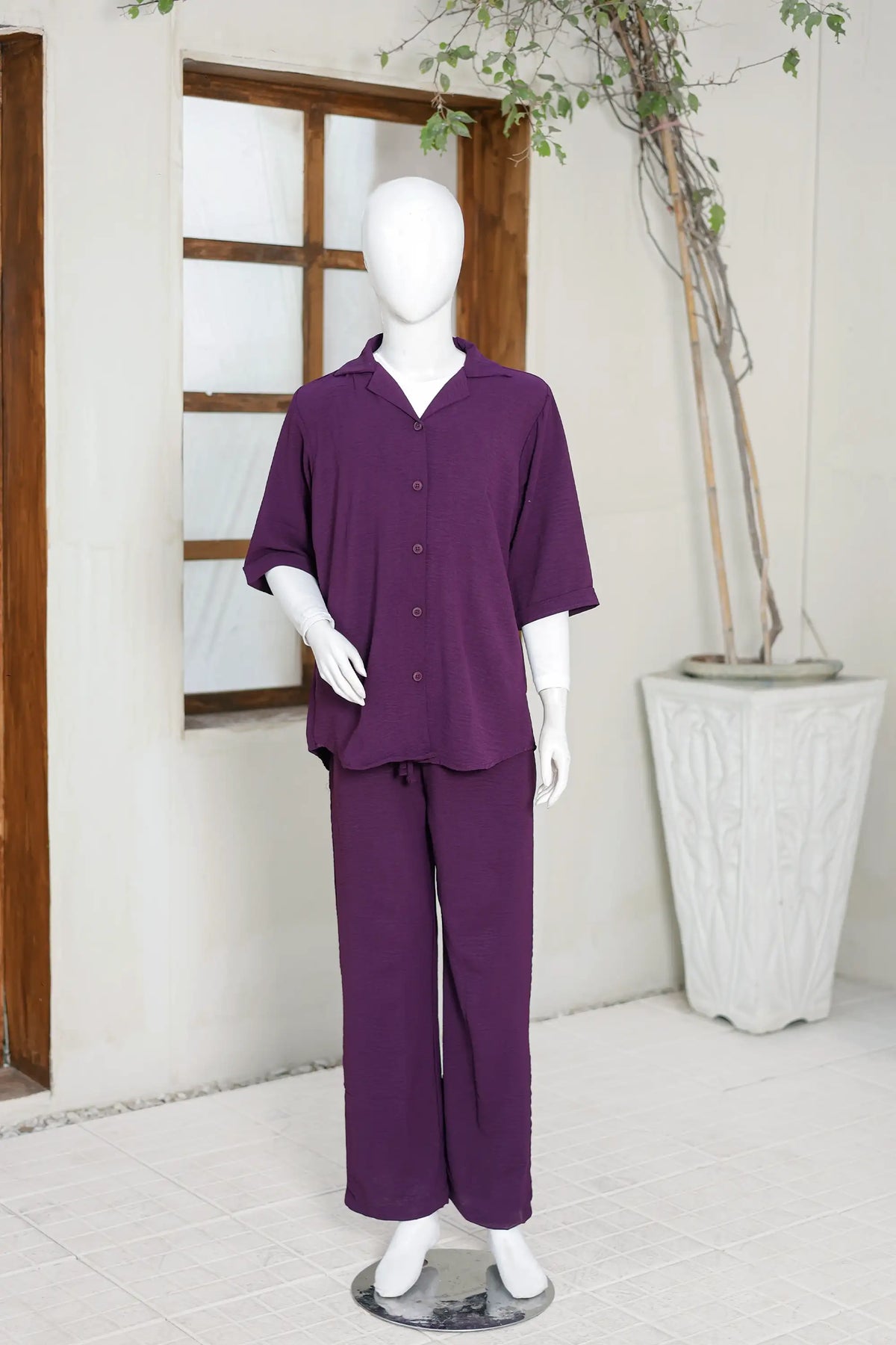 2 PIECE CRINKLE CO-ORD SUIT