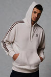 Men Branded Pull Over Hoodie - Oatmeal