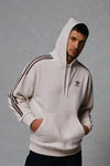 Men Branded Pull Over Hoodie - Oatmeal