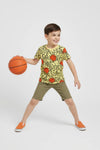 Boys Branded Graphic T-Shirt - Yellow