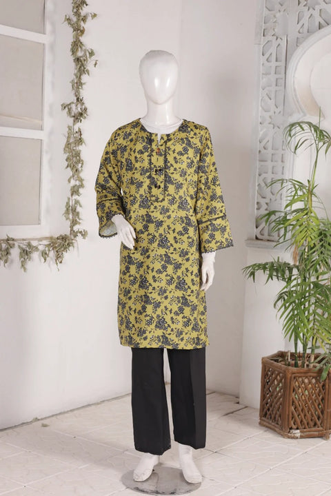 PRINTED SLUB SHIRT