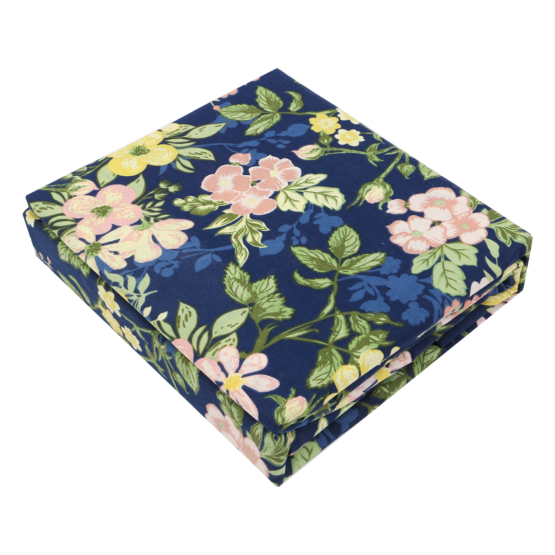 King Printed Cotton Rich Bedsheet Set TC-150