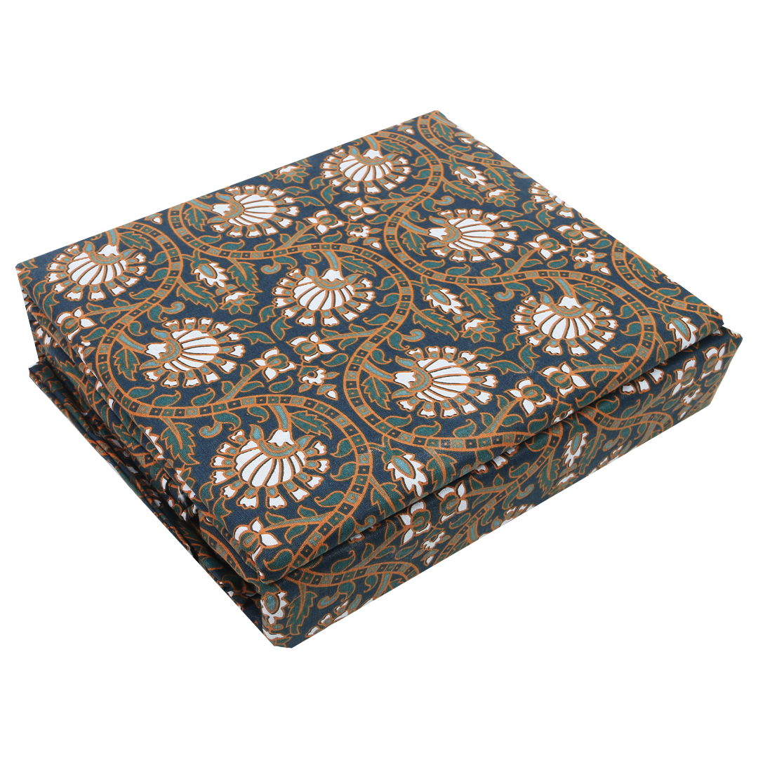 Knotco Printed Cotton Rich Bedsheet Set TC-150