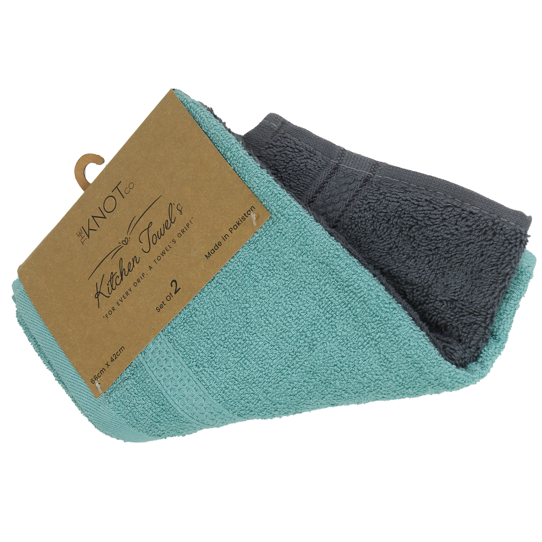 Knotco Kitchen Towels Pack of 2 – 30 × 50 cm