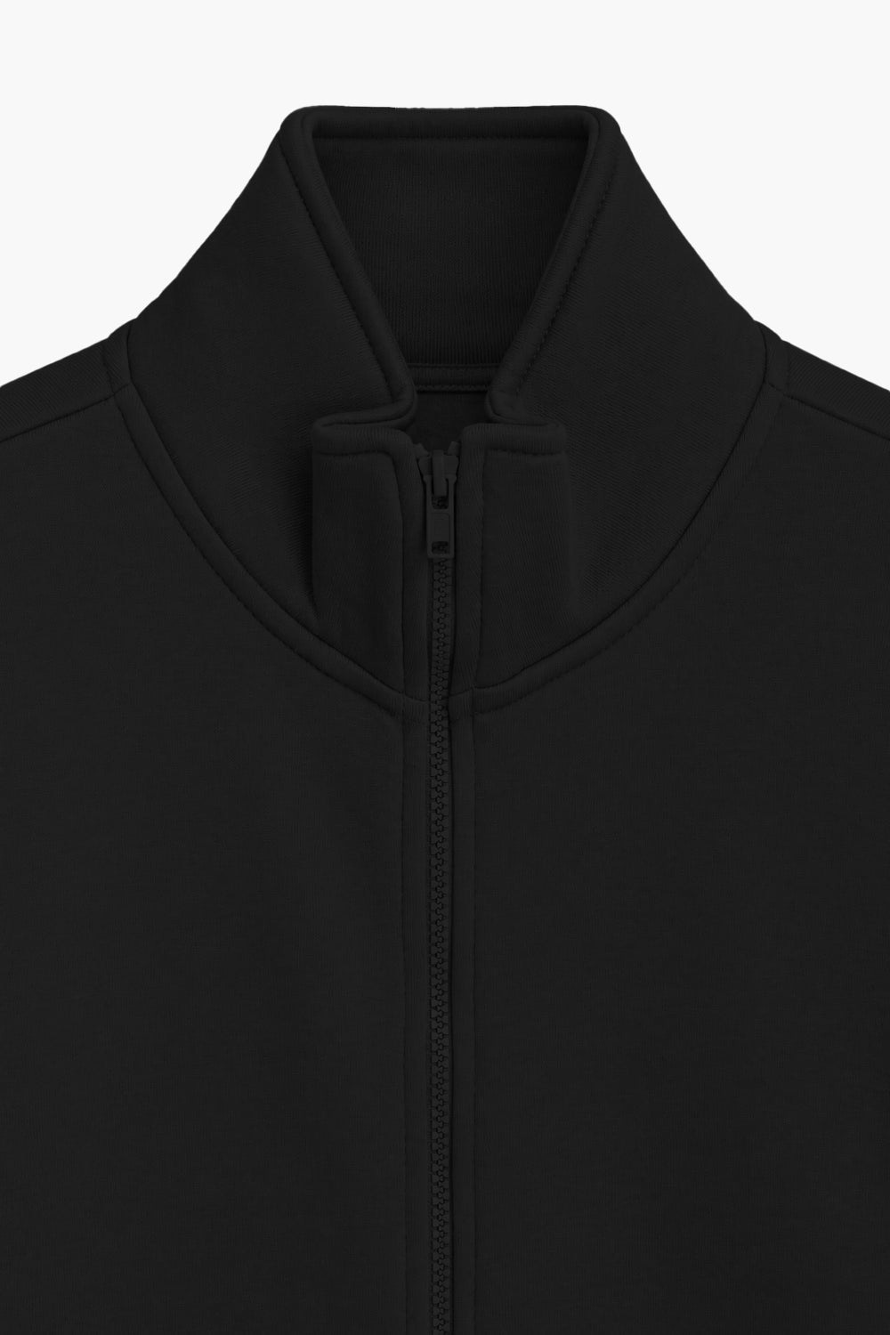 Men Branded Zipper - Black