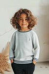 Boys Cuff Tipping Sweatshirt BS-06 - heather Grey